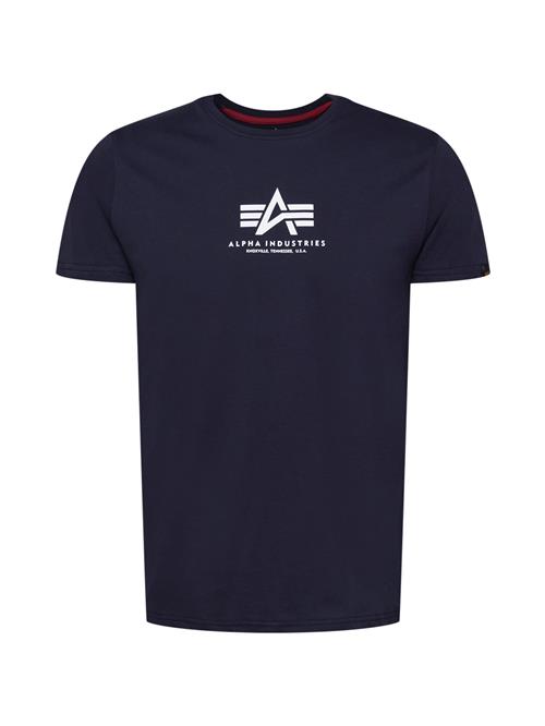 ALPHA INDUSTRIES Bluser & t-shirts  navy / hvid