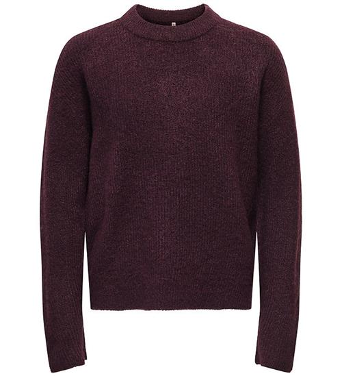 Kids Only Bluse - Strik - KogCamilla - Winetasting/ Melange