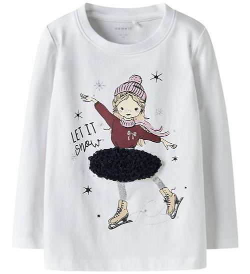 Name It Bluse - NmfSedra - Bright White