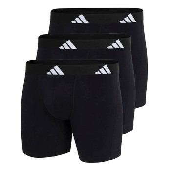 adidas 3P Active Flex Cotton Boxer Brief Sort bomuld Small Herre