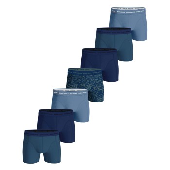 Björn Borg 7P Cotton Stretch Boxer Blå bomuld XX-Large Herre