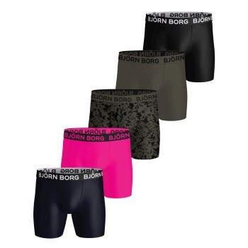 Björn Borg 5P Sports Microfiber Boxer Trunks Flerfarvet polyester X-Large Herre