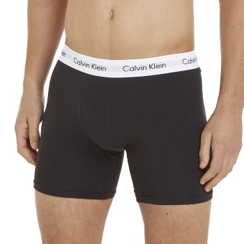 Calvin Klein 3P Cotton Stretch Boxer Brief Sort bomuld Medium Herre
