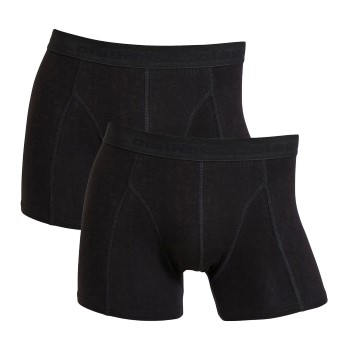 Claudio 2P Cotton Trunks Sort bomuld Large Herre