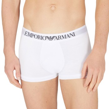 Emporio Armani Armani Logo Boxer Brief Hvid bomuld Medium Herre
