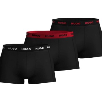 HUGO 3P Triplet Trunk Sort 992 bomuld Medium Herre