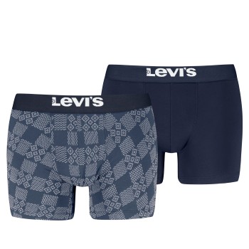 Levis 2P Denim Inspired Boxer Marineblå bomuld Large Herre