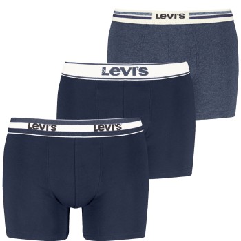 Levis 3P Gift Icon Combi Boxer Marineblå bomuld Large Herre