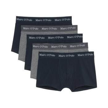 Marc O’Polo Marc O Polo Boxer Trunk 5P Marineblå/Grå bomuld Medium Herre