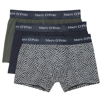 Marc O’Polo Marc O Polo Cotton Stretch Trunk 3P Marine mønster bomuld X-Large Herre