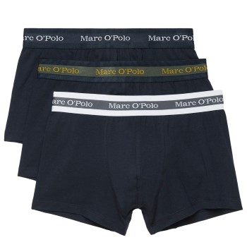 Marc O’Polo Marc O Polo Cotton Stretch Trunk 3P Marineblå bomuld Large Herre