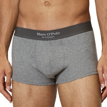 Marc O’Polo Marc O Polo Men Iconic Rib Trunks 2P Grå bomuld X-Large Herre