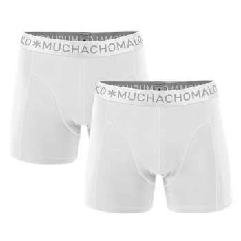 Muchachomalo 2P Cotton Stretch Basic Boxers Hvid bomuld X-Large Herre