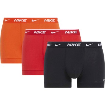 Nike 6P Everyday Essentials Cotton Stretch Trunk Orange/Rød bomuld Medium Herre