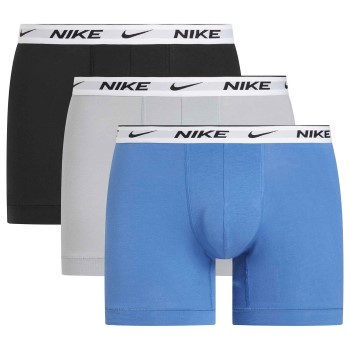 Nike 3P Everyday Essentials Cotton Stretch Trunk D1 Blå bomuld Medium Herre