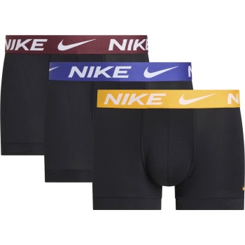 Nike 3P Everyday Essentials Micro Trunks Sort/Gul nylon Medium Herre