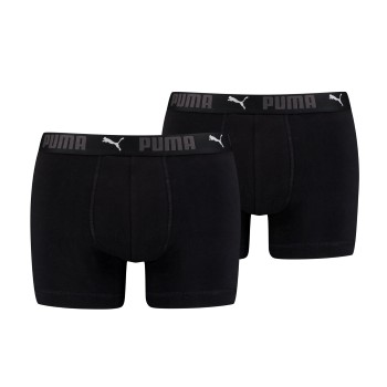 Puma 2P Sport Cotton Boxers Sort bomuld Large Herre