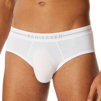 Schiesser 2P Cotton Flex Rio Briefs Hvid bomuld 3XL Herre