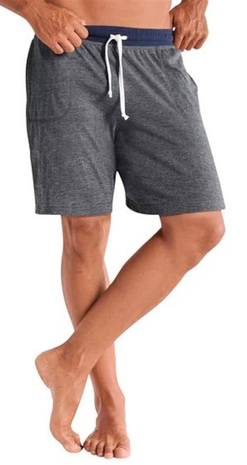 H.I.S Pyjamasbukser  blå-meleret