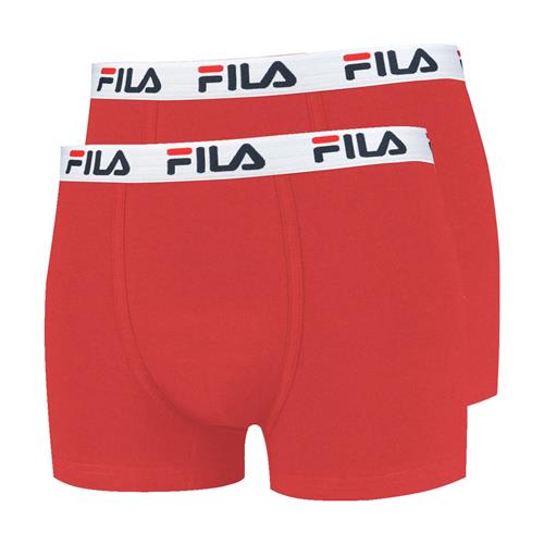 FILA Boksershorts  grå / rød / hvid