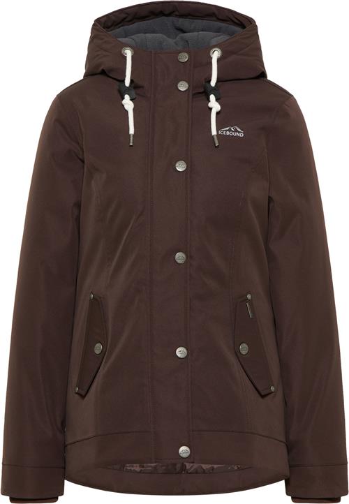 ICEBOUND Funktionsjakke  mørkebrun / lysegrå