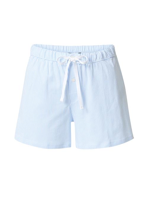 Lauren Ralph Lauren Pyjamasbukser  lyseblå / hvid