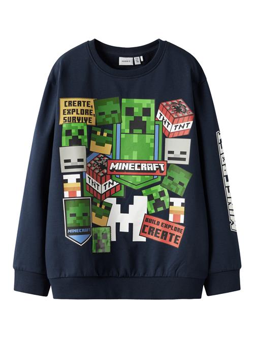 NAME IT Sweatshirt Minecraft Neven Navy Blazer