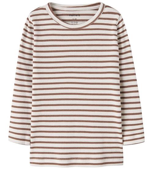 Name It Bluse - Rib - Noos - NmnBani - Toasted Coconut
