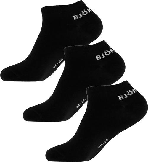 Björn Borg Ankelstrømper - 3-pak - Sort