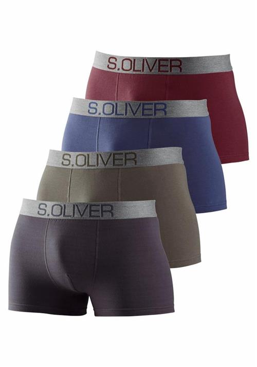 s.Oliver Boksershorts  navy / antracit / khaki / bordeaux