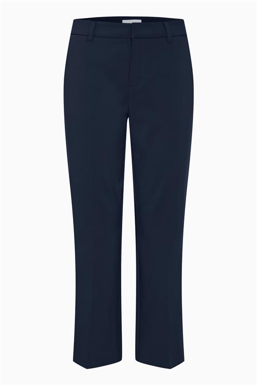 PULZ Jeans Bukser med fals 'BINDY'  marin