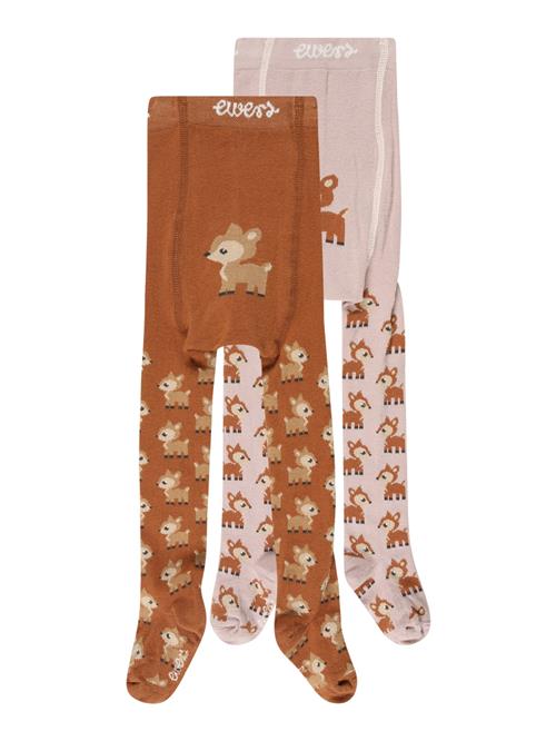 EWERS Strømpebukser 'Rehkitz'  karamel / lysebrun / gammelrosa