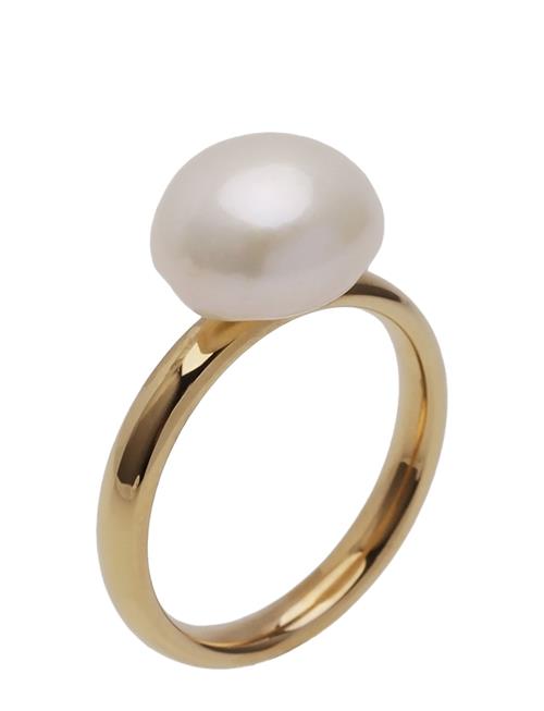 Pearl Ring Gold Bud To Rose Gold