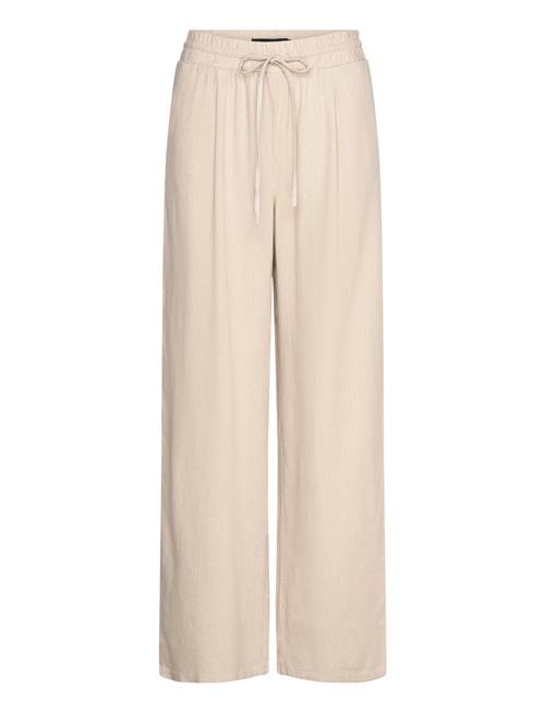 Vmjesmilo Wide Pants Wvn Ga Noos Vero Moda Cream