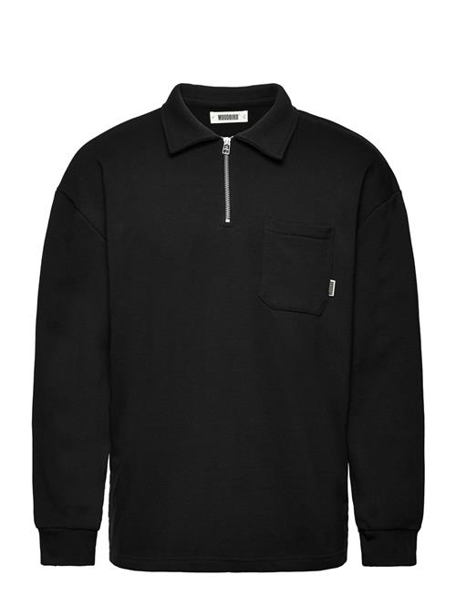 Wbdom Half-Zip Sweat Woodbird Black