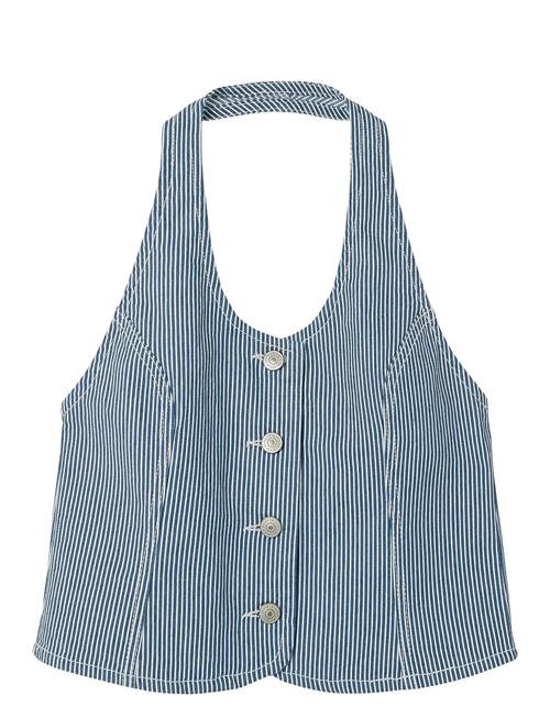 Nlfricte Twi Sl Waistcoat LMTD Blue