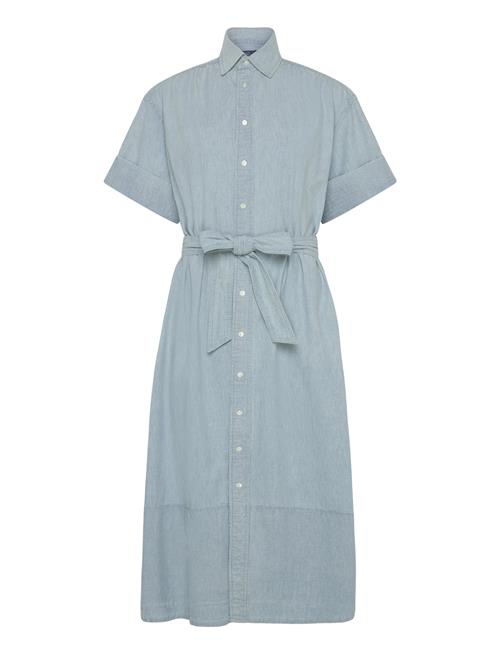 Cotton Chambray Shirtdress Polo Ralph Lauren Blue