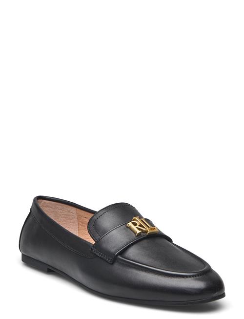 Averi Iii Burnished Leather Loafer Lauren Ralph Lauren Black