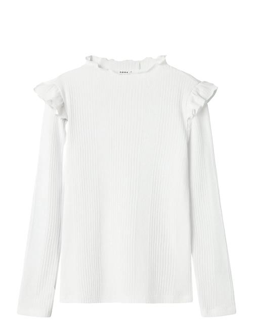 Nkfkulappa Ls Slim Top Name It White