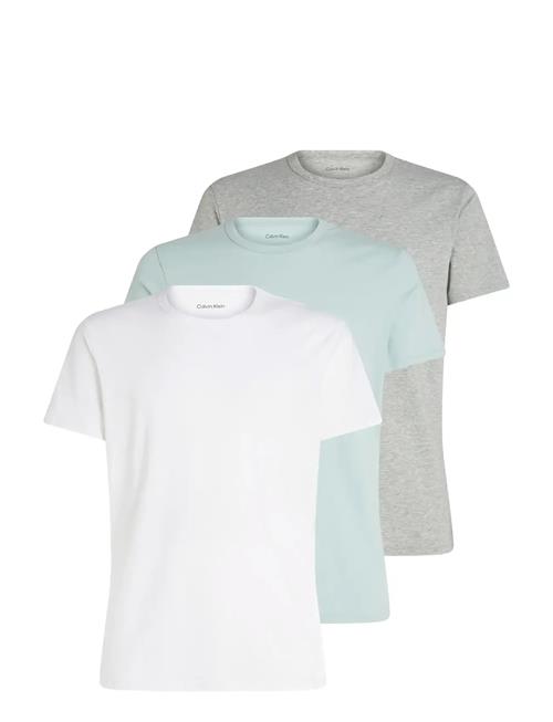 S/S Crew Neck 3Pk Calvin Klein Patterned