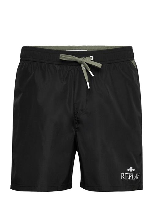 Man Bathing Cloth Replay Black