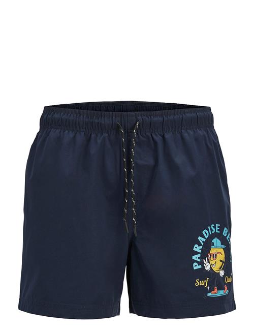 Jack & Jones Jpstmaui Jjswim Leg Print Akm Jnr Jack & J S Navy