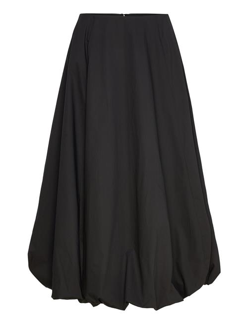 Balloon Midi Skirt Mango Black