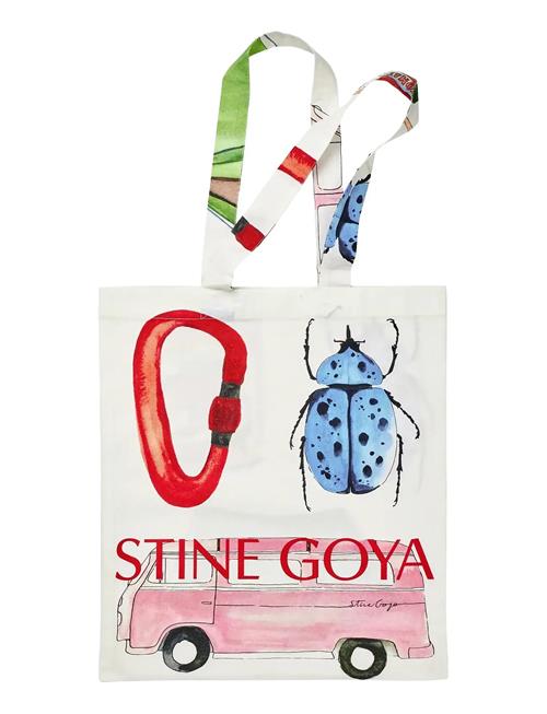 2285 Tote Bags, Cotton Tote STINE GOYA White