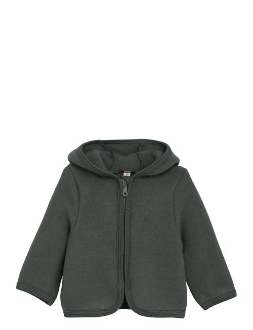 Jacket Ears Wool Fleece Huttelihut Green