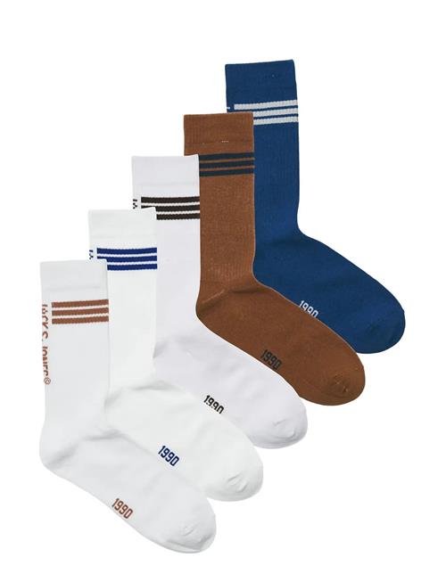 Jack & Jones Jacjace Tennis Socks 5 Pack Jnr Jack & J S Patterned