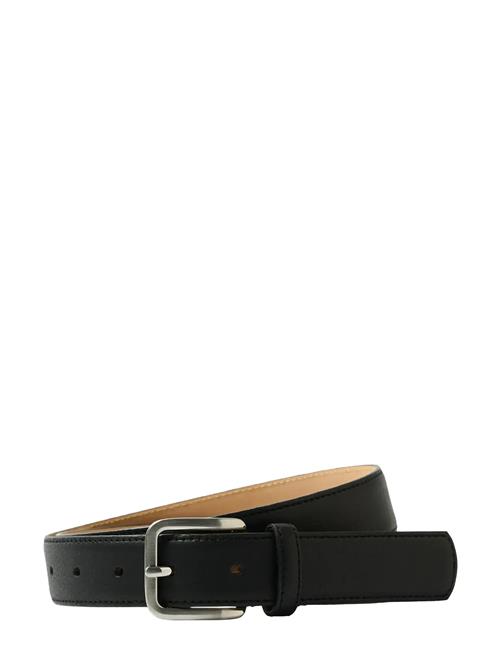 Slfclara Leather Belt Noos Selected Black