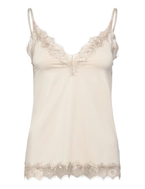 Rwbillie Lace Strap Top Rosemunde Beige