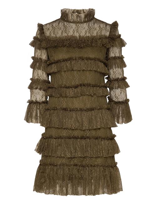 Carmine Mini Dress Malina Khaki