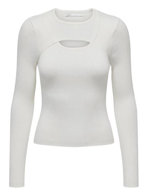 Onlashley Ls Peakaboo Ck Knt ONLY White